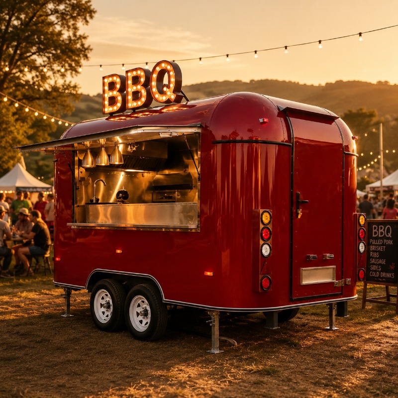 Food Truck With Snacks - عربة طعام متنقلة مخصصة لتقديم الآيس