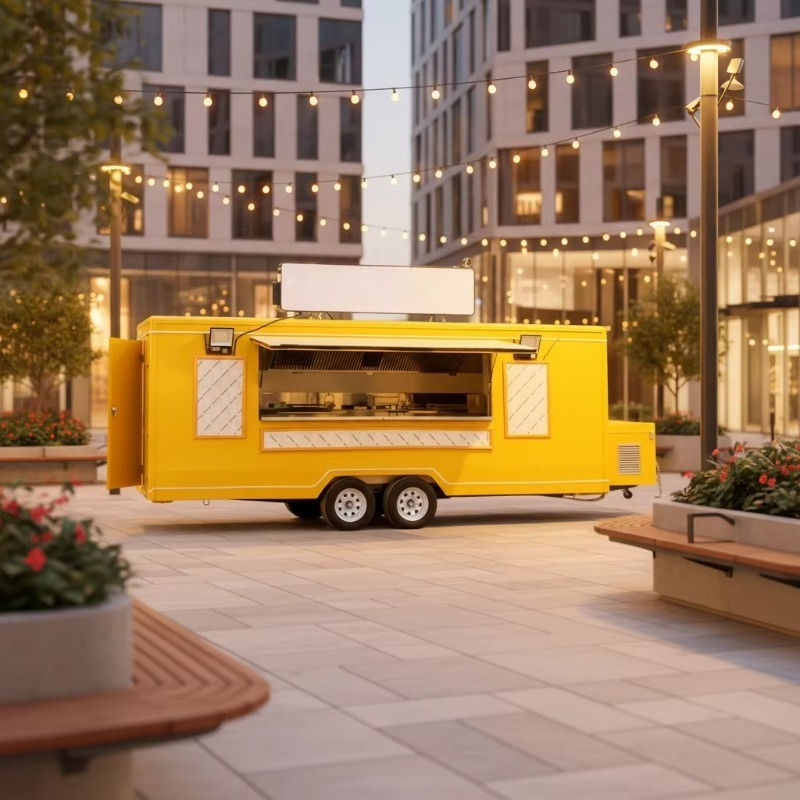 عربة طعام متنقلة متعددة الوظائ - مراجعة Food Truck With Snacks وسعره