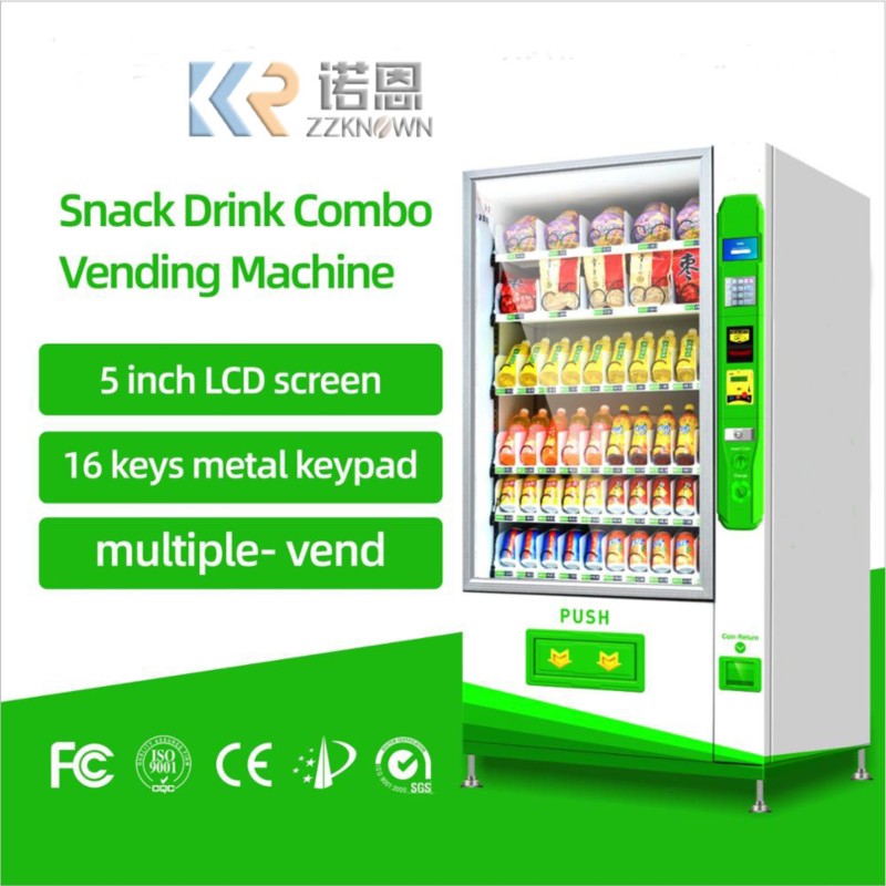 ماكينة بيع المشروبات والوجبات  - مراجعة Snacks Food In Us وسعره