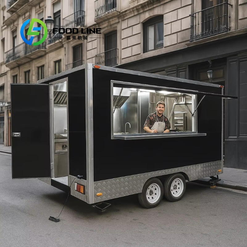 عربة طعام متنقلة مخصصة للاستخد - مراجعة Food Truck With Snacks وسعره