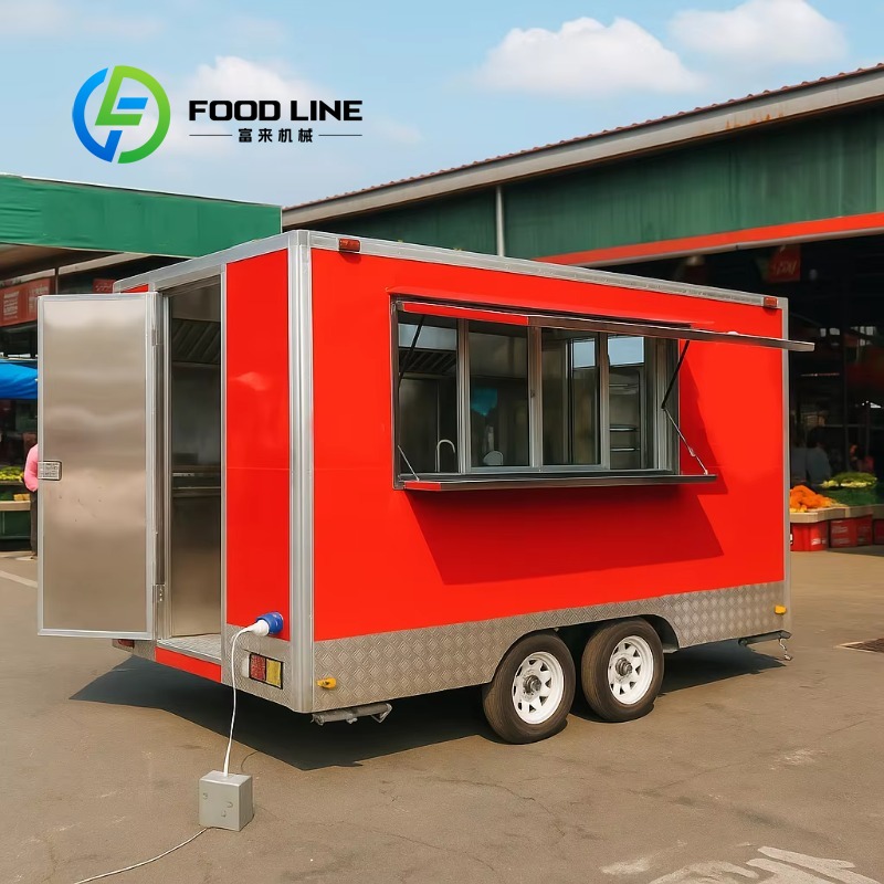 عربة طعام متنقلة مخصصة للاستخد - مراجعة Food Truck With Snacks وسعره