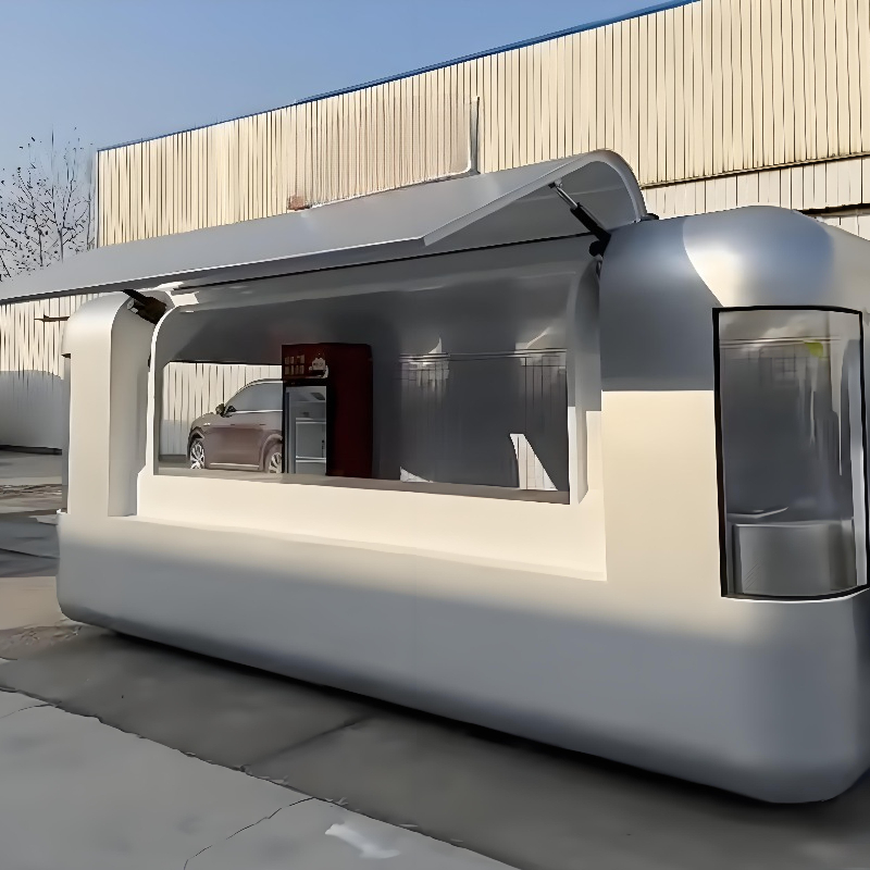 عربة طعام متنقلة دائرية، شاحنة - مراجعة Food Truck With Snacks وسعره