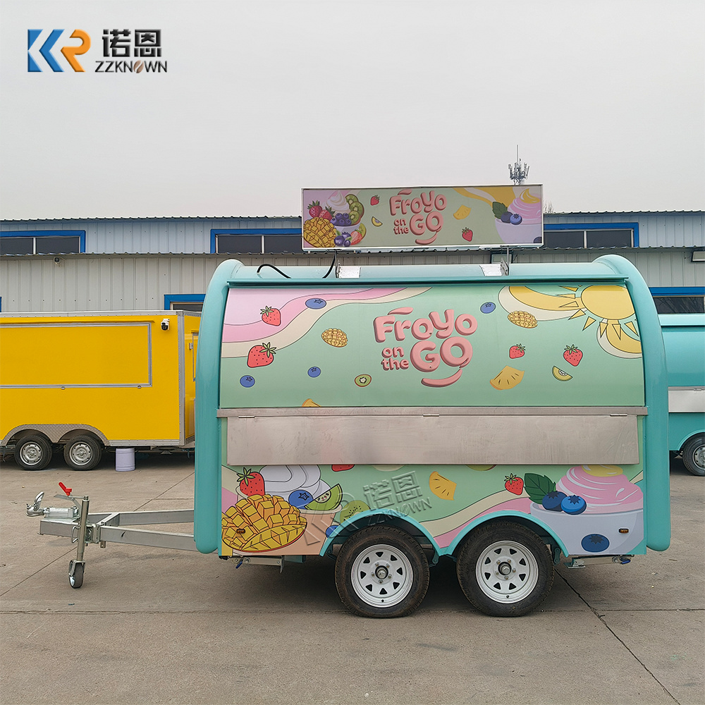 عربة طعام متنقلة مخصصة، مطبخ م - مراجعة Food Truck With Snacks وسعره