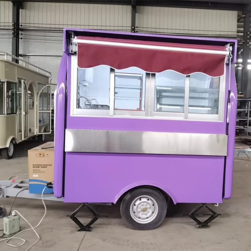 عربة هوت دوج متنقلة متعددة الو - مراجعة Food Truck With Snacks وسعره