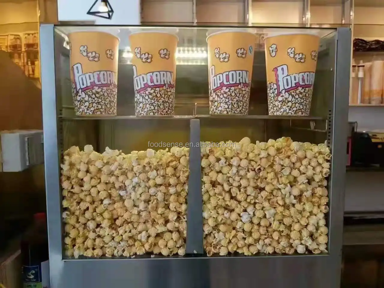 خزانة عرض تجارية لحفظ الفشار و - مراجعة Snacks Food In Us وسعره